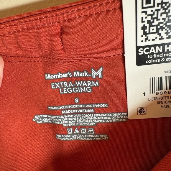 Members Mark extra warm legging high rise comfort waistband 
Size small - Picture 7 of 10